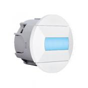  BALIZ BLANC LED 0,4W/BLEU 