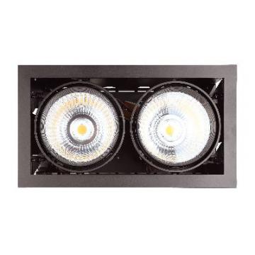  KIT QUADRA 2 NOIR LED 3000K 