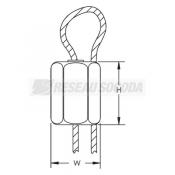  Verrous en acier inoxydable fa 