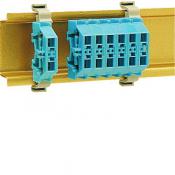  Mini Borne rail DIN 2,5 Bleu 