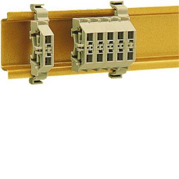  Mini Borne rail DIN 2,5 Gris 