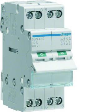  Interrupteur modulaire 4 ples 