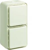  cubyko PC dble vert 2P+T blanc 