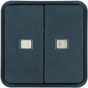  Cubyko 2 t. KNX  voyants gris 