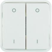  Cubyko 2t. KNX pr 2 cl. blanc 