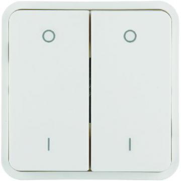  Cubyko 2t. KNX pr 2 cl. blanc 