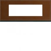  Plaque 6M E57 coffee leather 