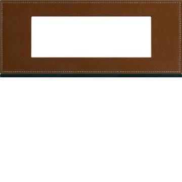  Plaque 6M E57 coffee leather 