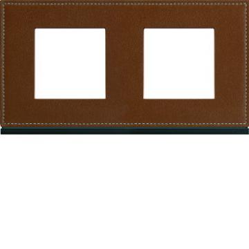  Plaque 2P H71 coffee leather 