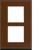  Plaque 2P V57 coffee leather 