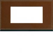  Plaque 4M E57 coffee leather 