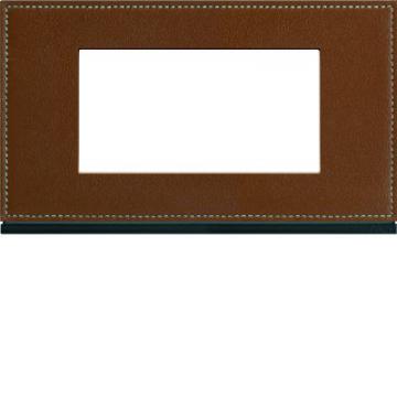  Plaque 4M E57 coffee leather 