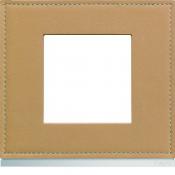  Plaque 1P cord leather 