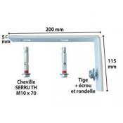  FIX. VERTICALE CHAUFFE-EAU PLA 