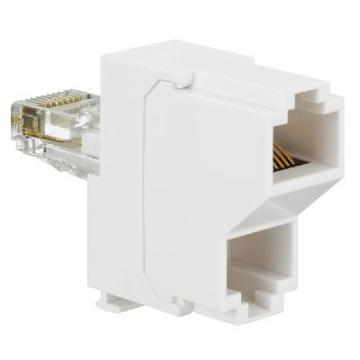  PRISE 2XRJ45 TEL/ETHERNET 