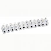  BARRETTE NYLBLOC 2,5MM2 BLANC 