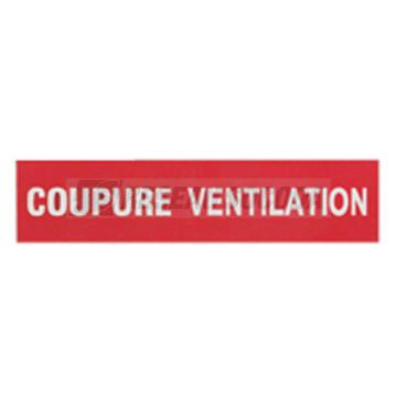  ETIQUETTE COUPURE VENTILATION 