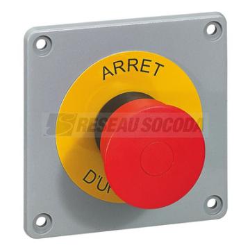  PLAQUE COUPURE D'URGENCE 