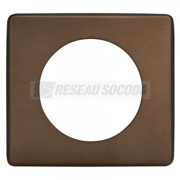  PLAQUE 1 POSTE ALU CHOCOLAT 