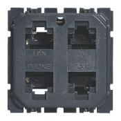  RJ45 MULTIMEDIA X4 STP CELIANE 