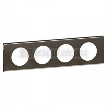  PLAQUE 4P BLACK NICKEL 