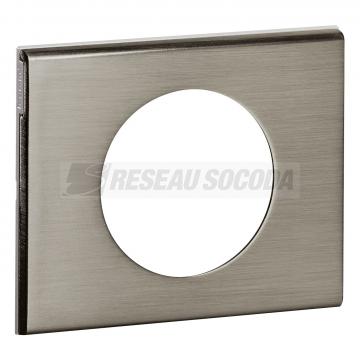  PLAQUE 1P  INOX BROSSE 