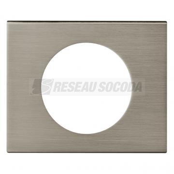  PLAQUE 1P  INOX BROSSE 