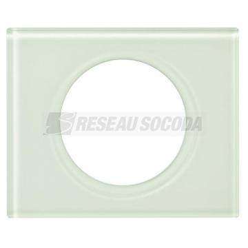  PLAQUE 1P  VERRE KAOLIN 