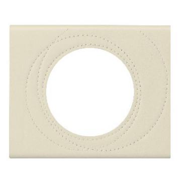  PLAQUE 1P CUIR PERLE COUTURE 