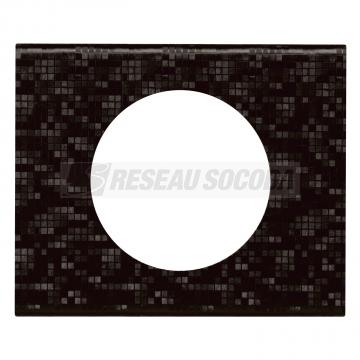  PLAQUE 1P CUIR PIXELS 