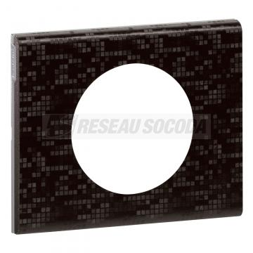  PLAQUE 1P CUIR PIXELS 