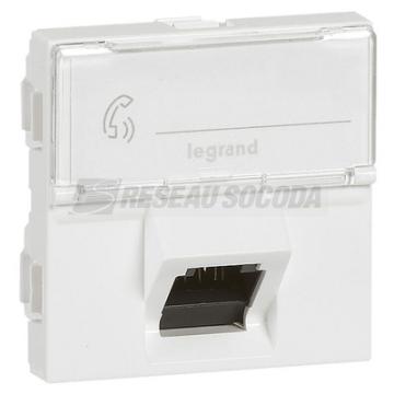  RJ45 C6A STP 2M 45D MOSAIC 