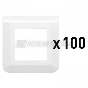  PLAQUE 2M BLANC CARTON 100 