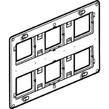  SUPPORT BATIBOX 2X6/8 MODULES 