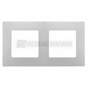  PLAQUE ARGENT 2 P ENTRAXE 71MM 