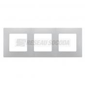  PLAQUE ARGENT 3 P ENTRAXE 71MM 