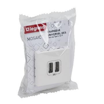  CHARG 2M 2USB A+A 3A 15W BL 