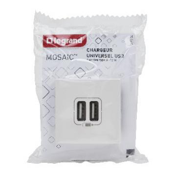  CHARG 2M 2USB A+A 3A 15W BL 