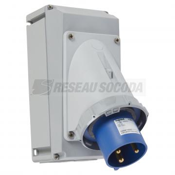  SOCLE CON. 63A 2P+T 230V IP67 