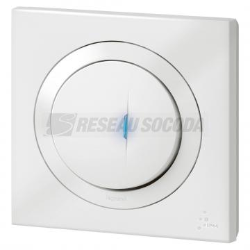  POUSSOIR LUM IP44 BLANC 