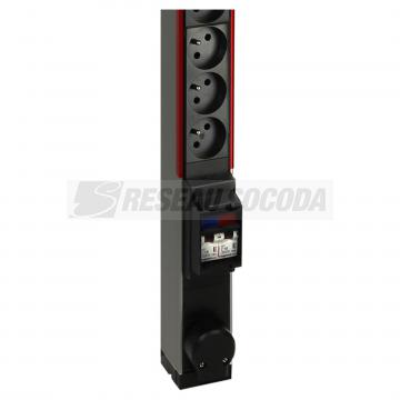  PDU 0U 24X2P+T FR/B + DISJ 