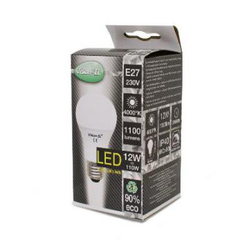  LED 12 W BULB E27 4000K BX 