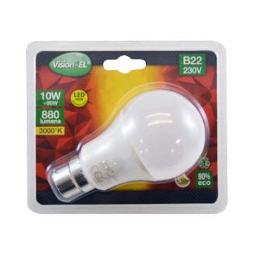  LED 9W BULB B22 3000K BLI 