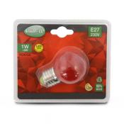  LED 1 W BULB E27 ROUGE BLI 