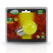  LED 1 W BULB E27 JAUNE 