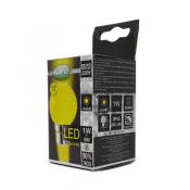  LED 1 W BULB B22 JAUNE BX 