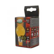  LED 1 W BULB B22 ORANGE BX 