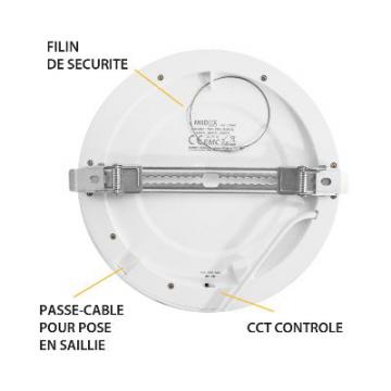  PLAF DIAM170 12W CCT PC BLC AJ 