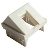  Plastron 45x45 RJ45 Nu inclin 