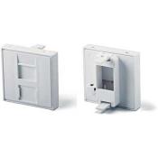  Plastron 45x45 RJ45 Nu pour 1 